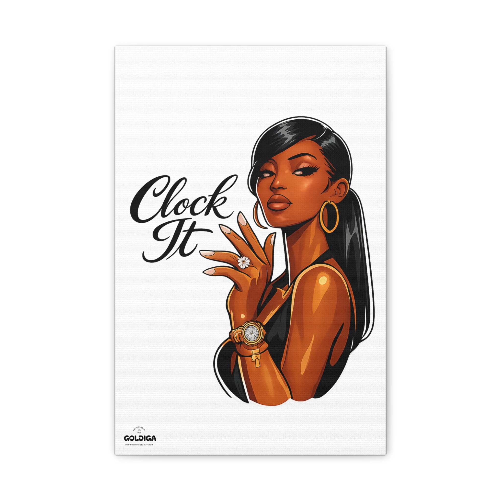 Clock It Classic Canvas Frame