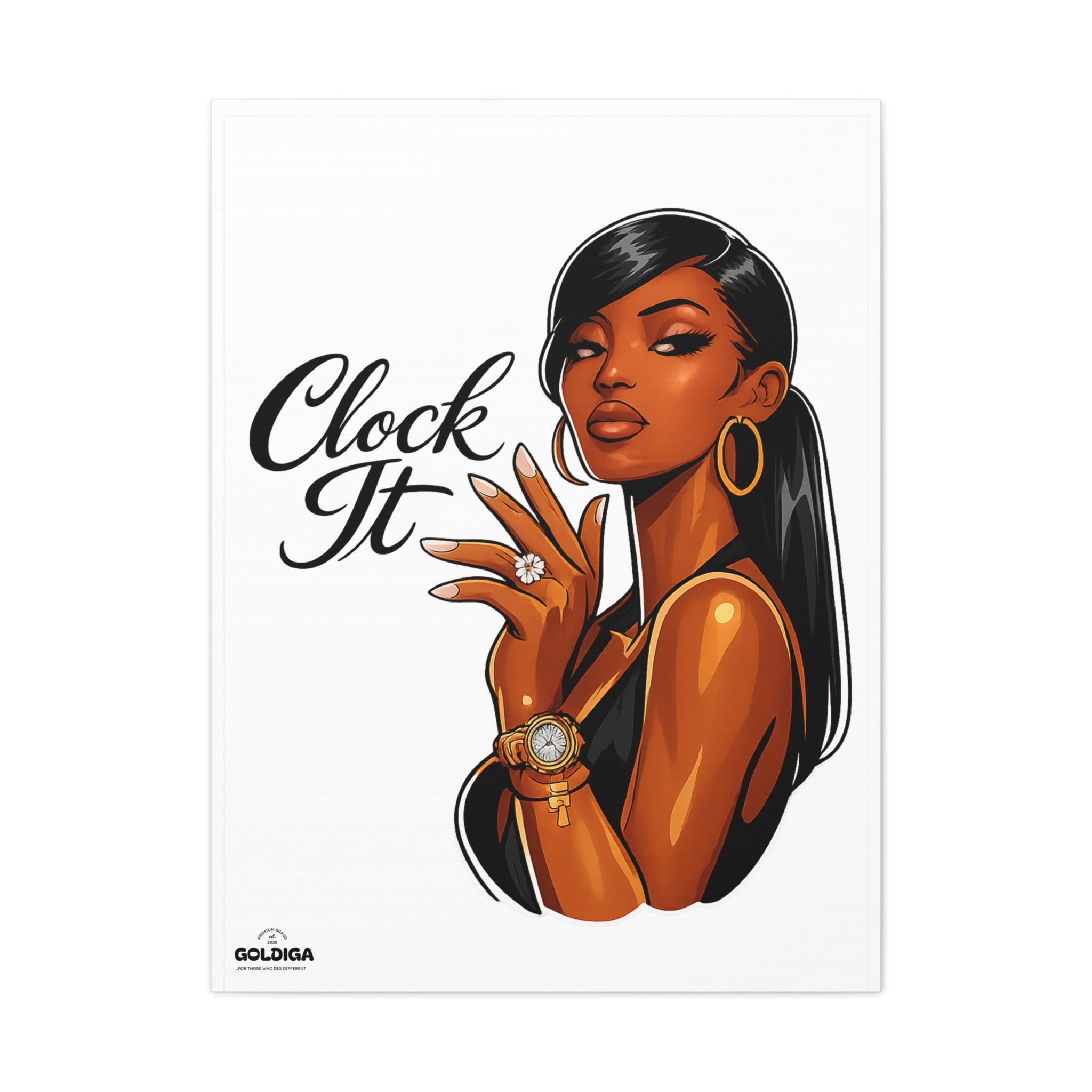 Clock It Classic Canvas Frame