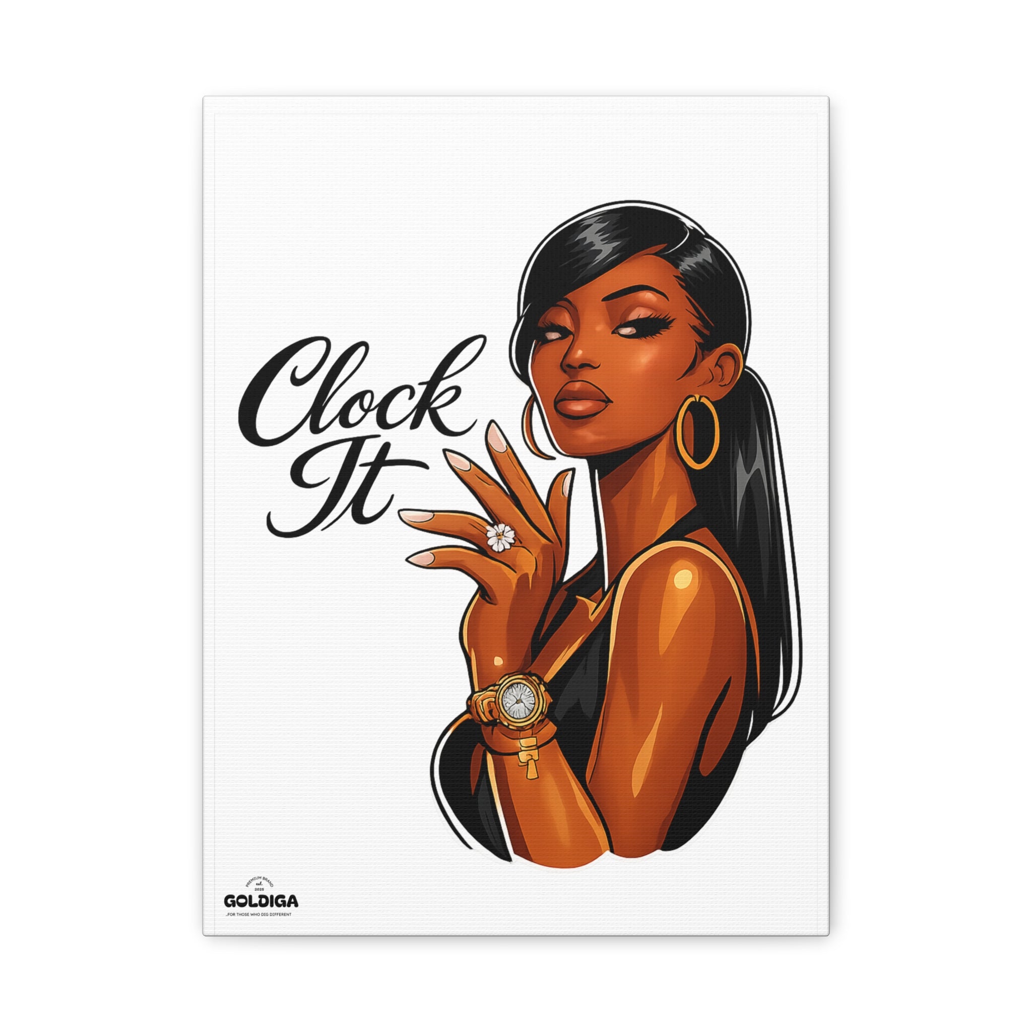Clock It Classic Canvas Frame