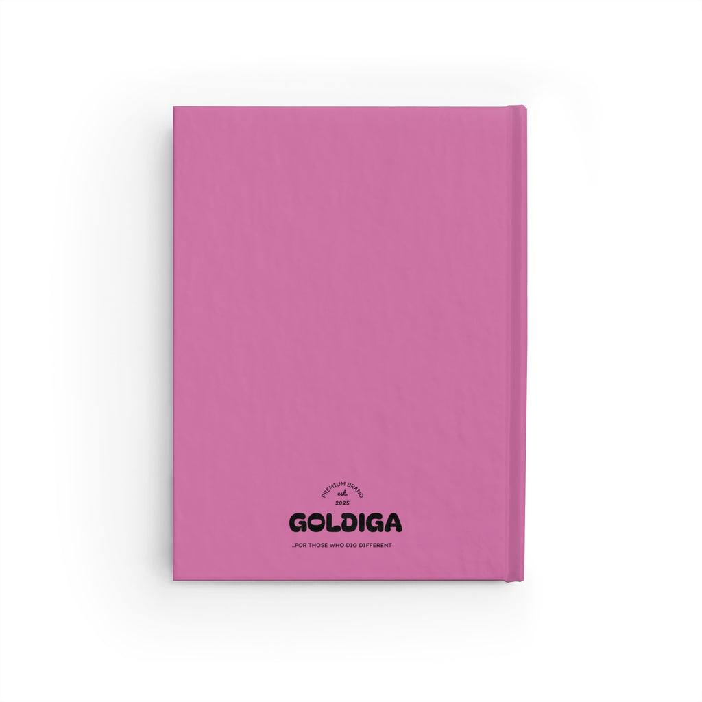 'Clock It' Cash & Bling Pink Hardcover Journal
