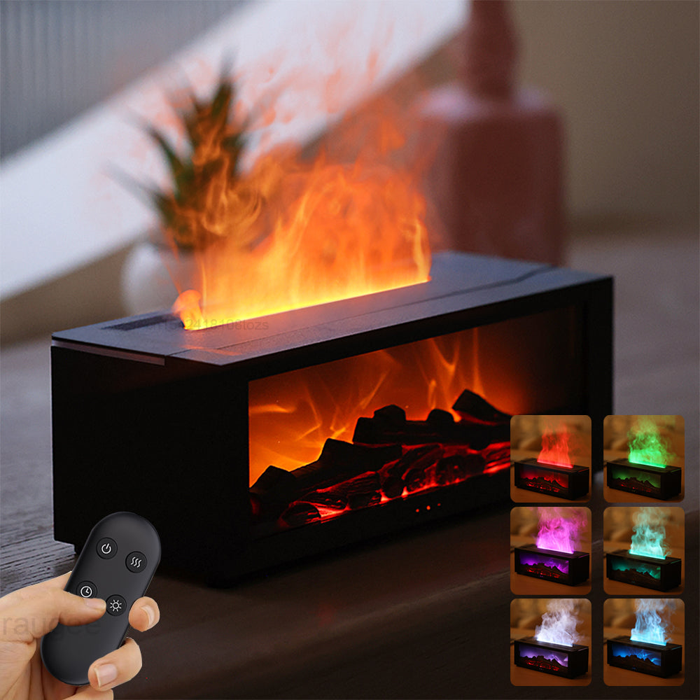 3D Aromatherapy Flame Humidifier
