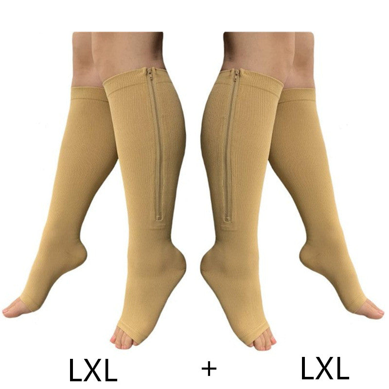 Compression Socks Zipper