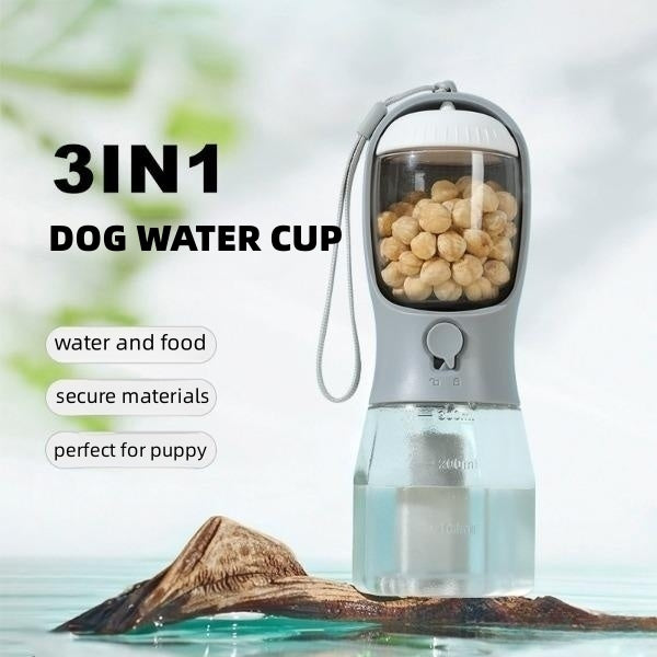 All-in-One Dog Water, Food & Waste Cup