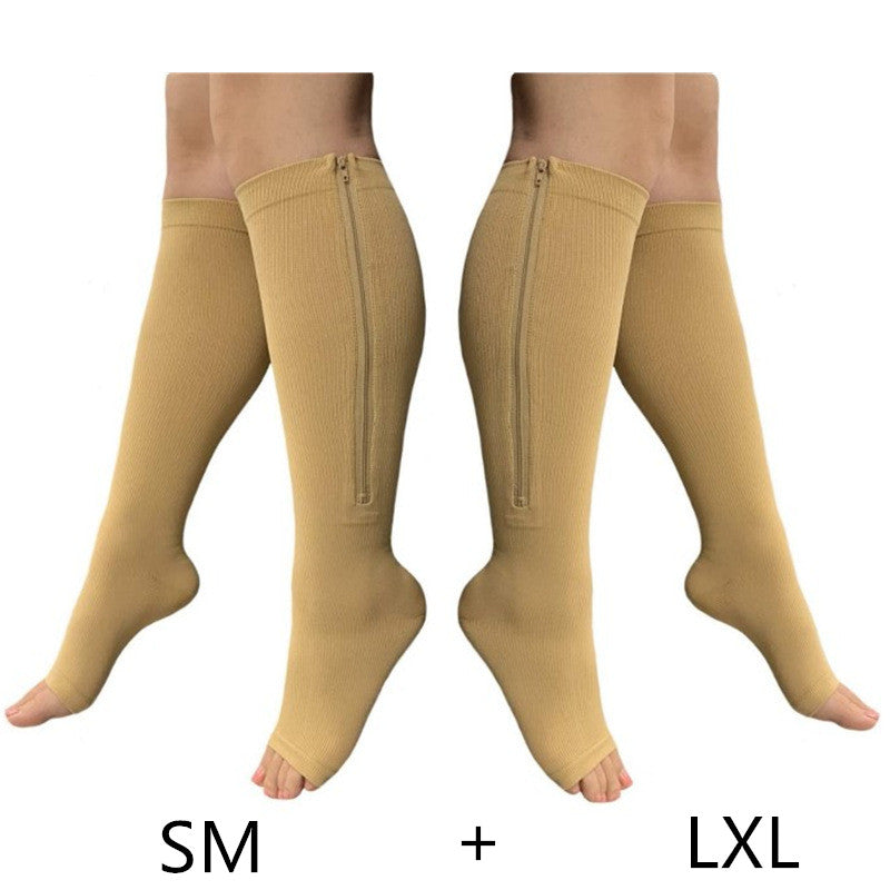 Compression Socks Zipper